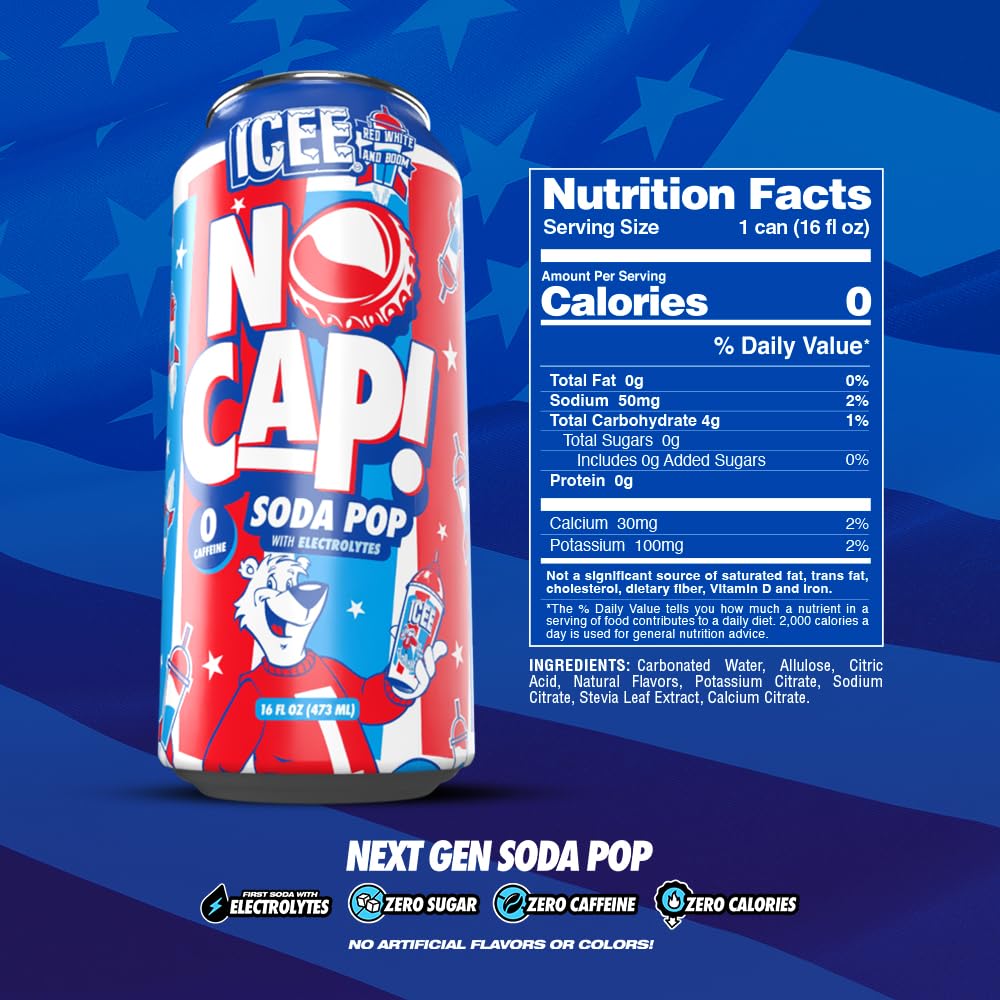 NO CAP! Soda Pop burbujas en primer plano resaltando efervescencia refrescante
