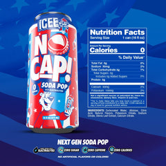 NO CAP! Soda Pop burbujas en primer plano resaltando efervescencia refrescante