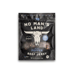 No Mans Land Black Pepper bolsa frontal mostrando diseño y tamaño