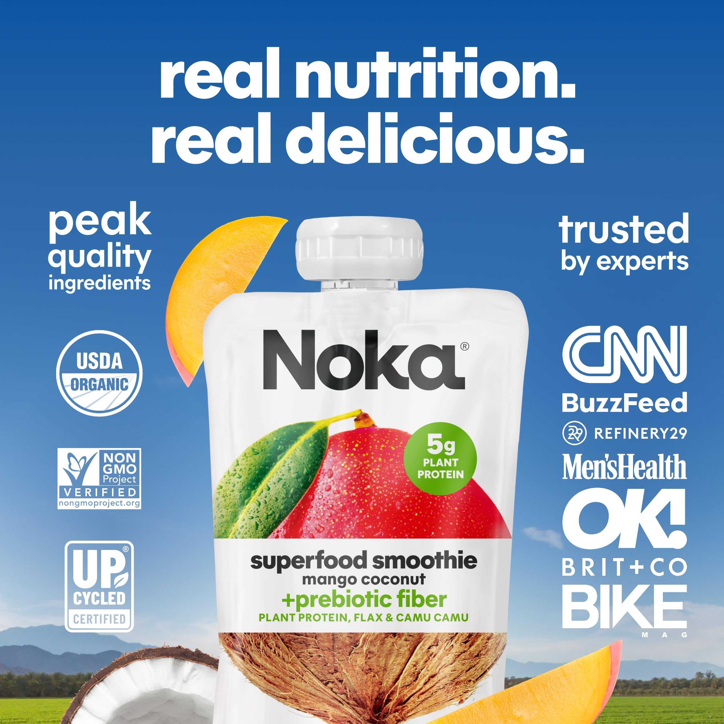 NOKA etiqueta nutricional enfocada en proteínas y fibra