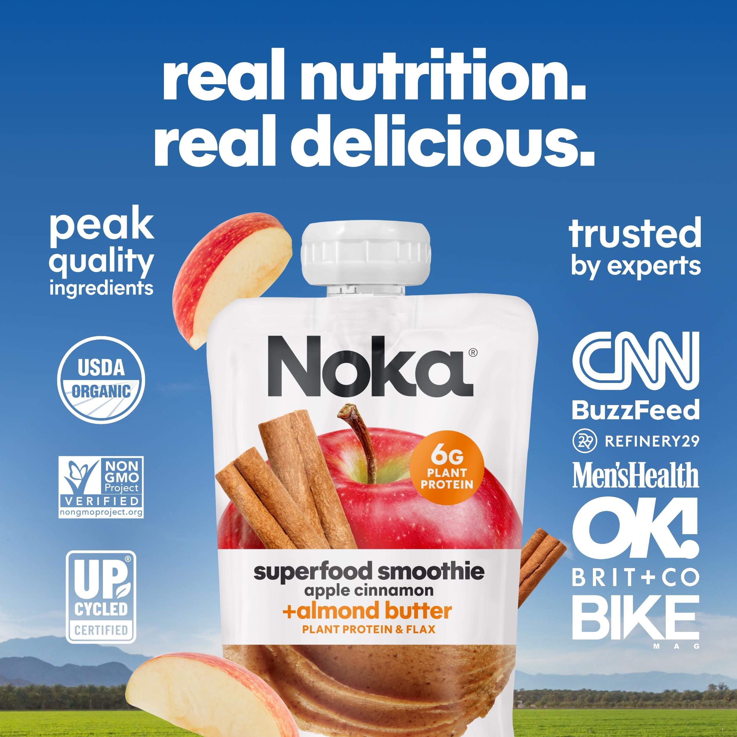 NOKA porción vertida en vaso para añadir a yogur o avena