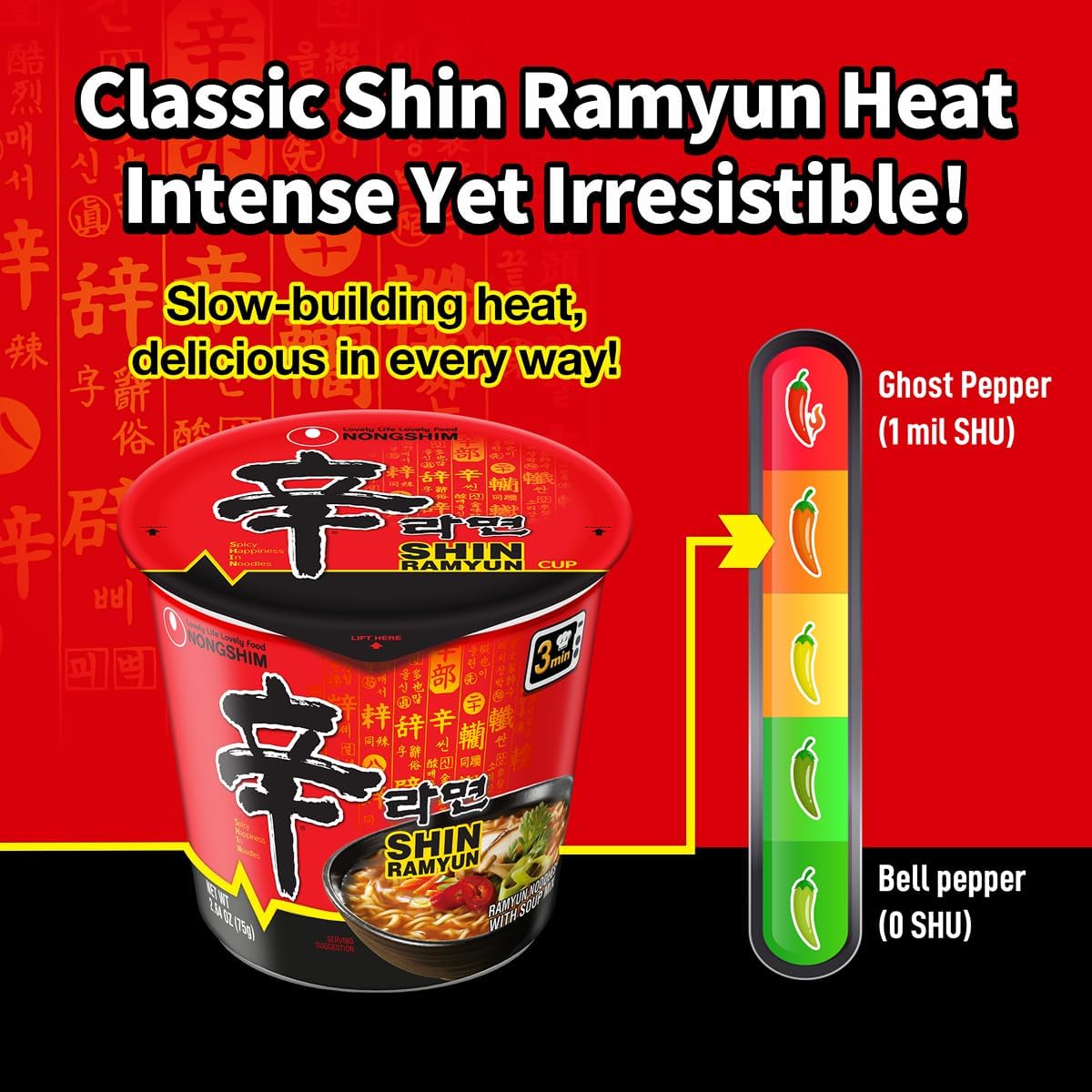 Nongshim ramen servido en cuenco listo para comer y reconfortante
