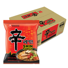 Nongshim empaque frontal mostrando diseño picante y listo para comprar