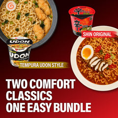 Nongshim Shin Ramyun etiqueta y ingredientes visibles para identificación