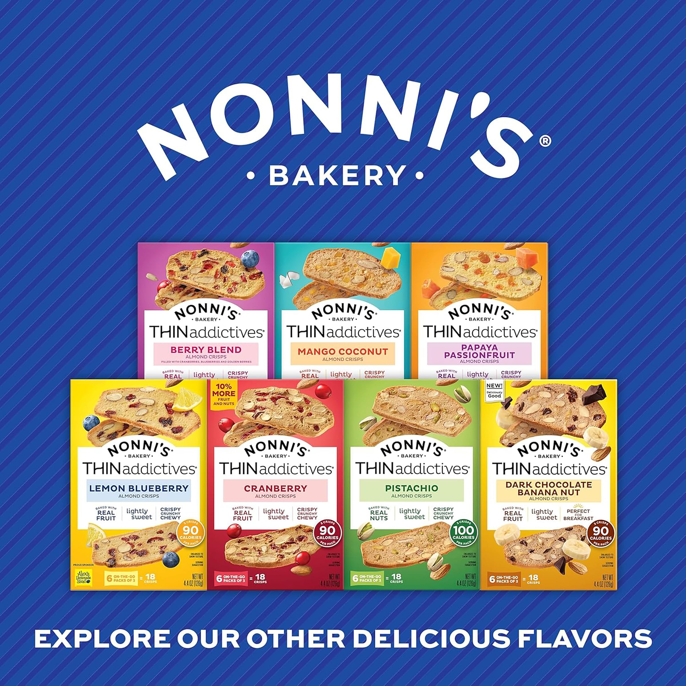 Nonni's galletas servidas en mesa con bebida, propuesta de merienda saludable y práctica