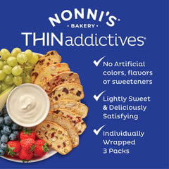 Nonni's galletas envueltas individualmente que mantienen frescura