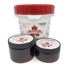 Nova Maple Syrup crema untada en tostada aportando sabor puro
