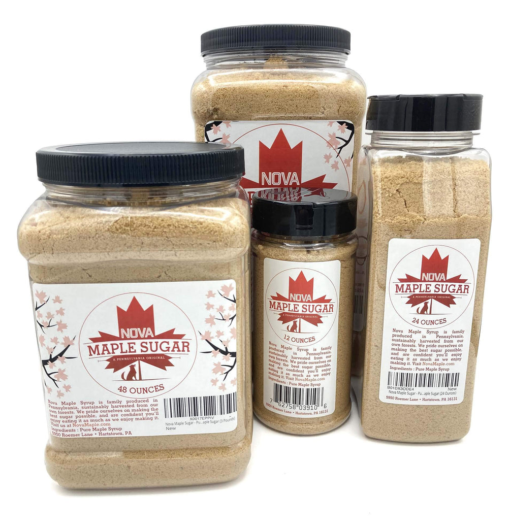 Primer plano de textura granular de Nova Maple Sugar destacando pureza
