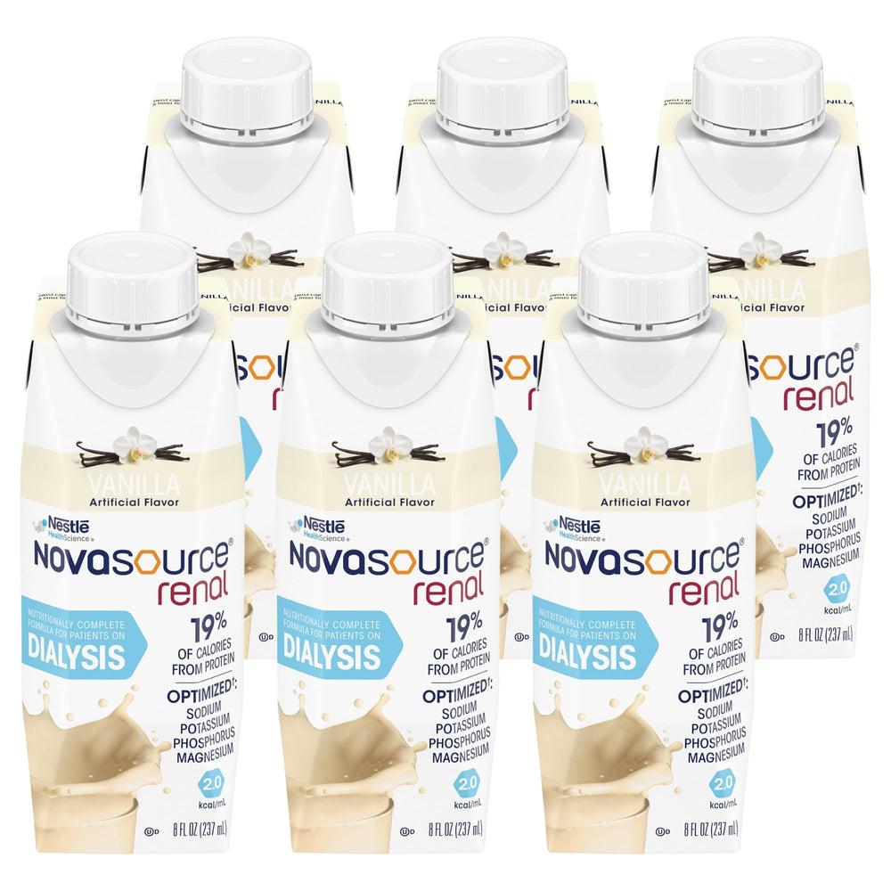 Novasource envase frontal mostrando información nutricional y conveniencia