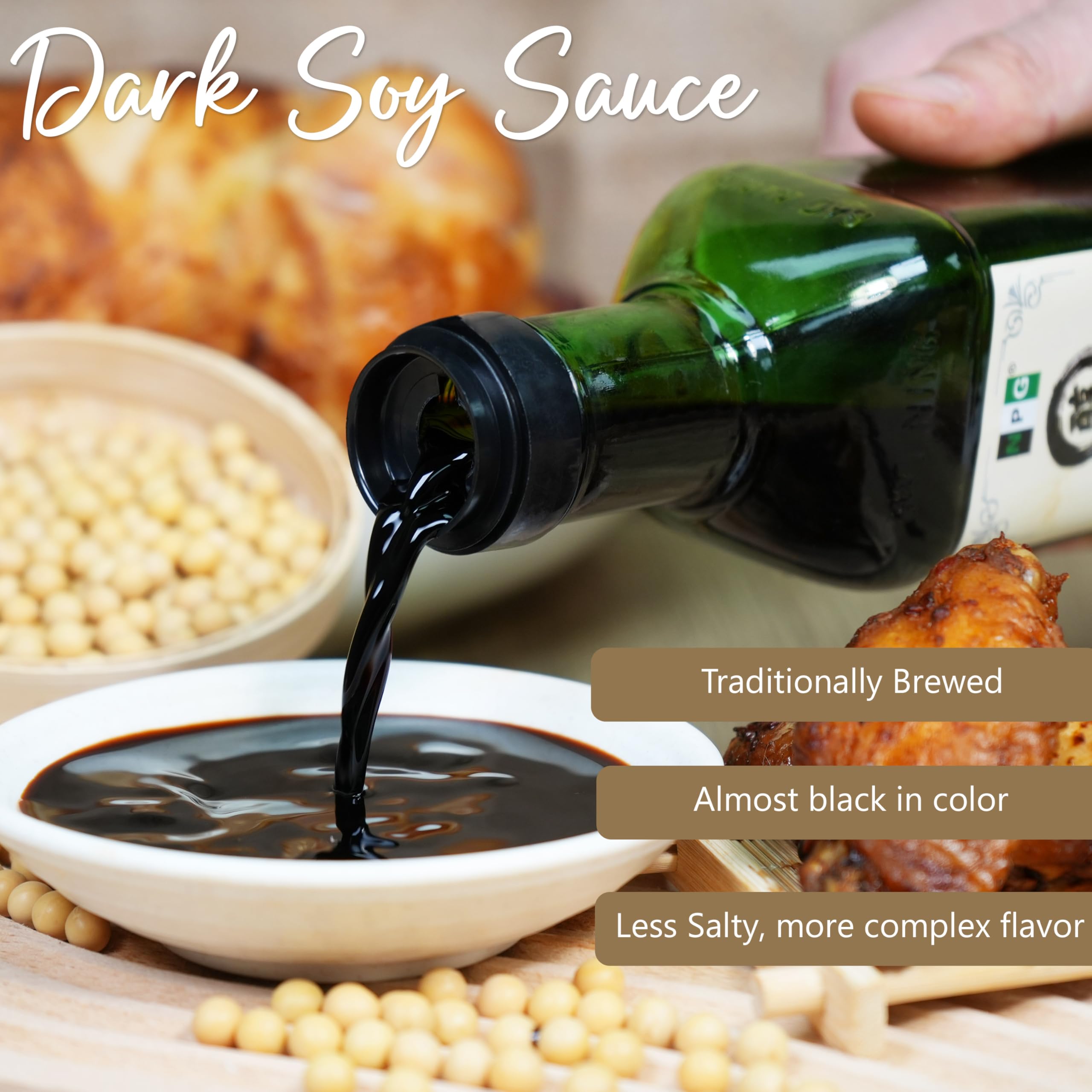 NPG vertiendo salsa en cuchara para controlar la cantidad y sabor