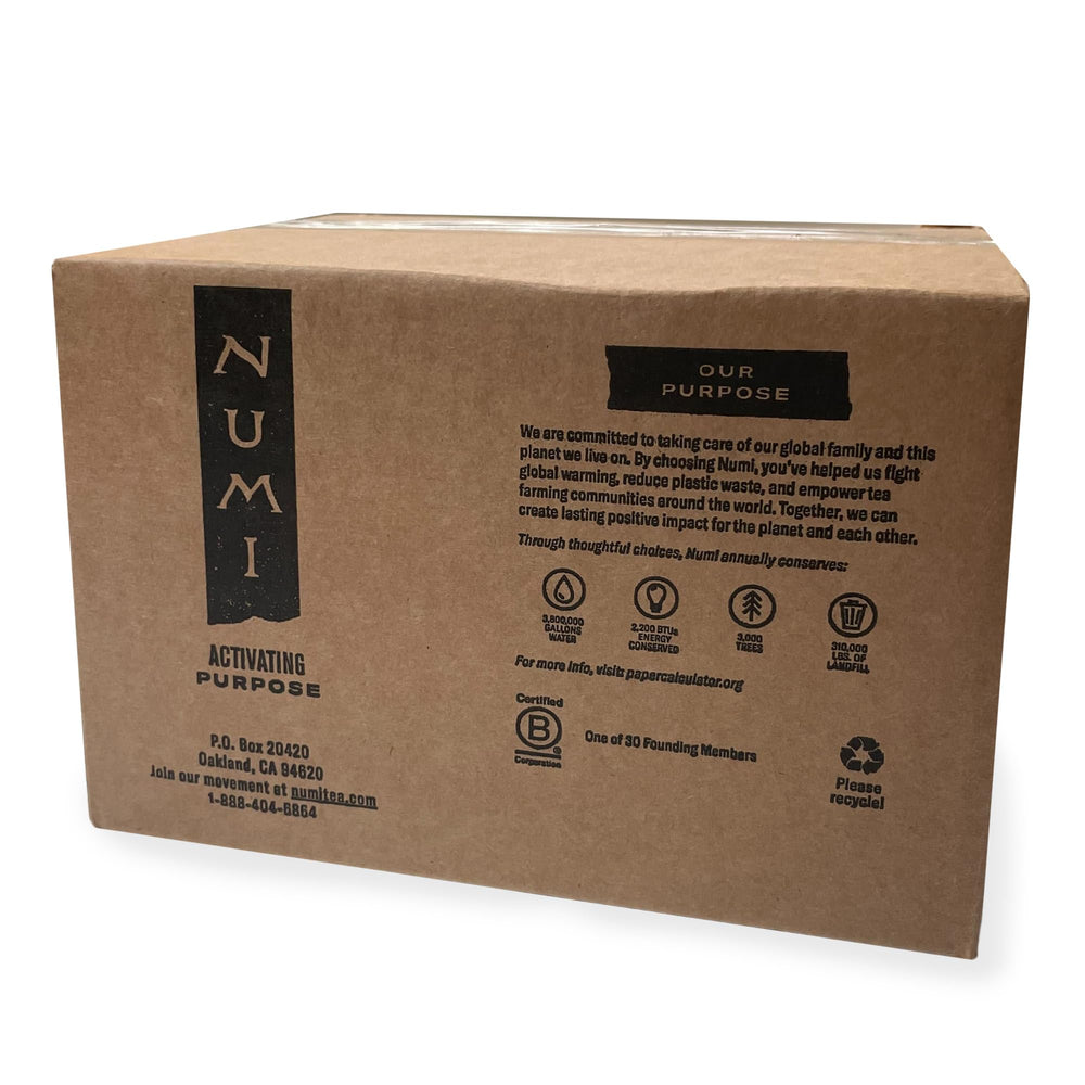 Numi mate lemon hojas sueltas mostrando textura mano recogida y mayor calidad