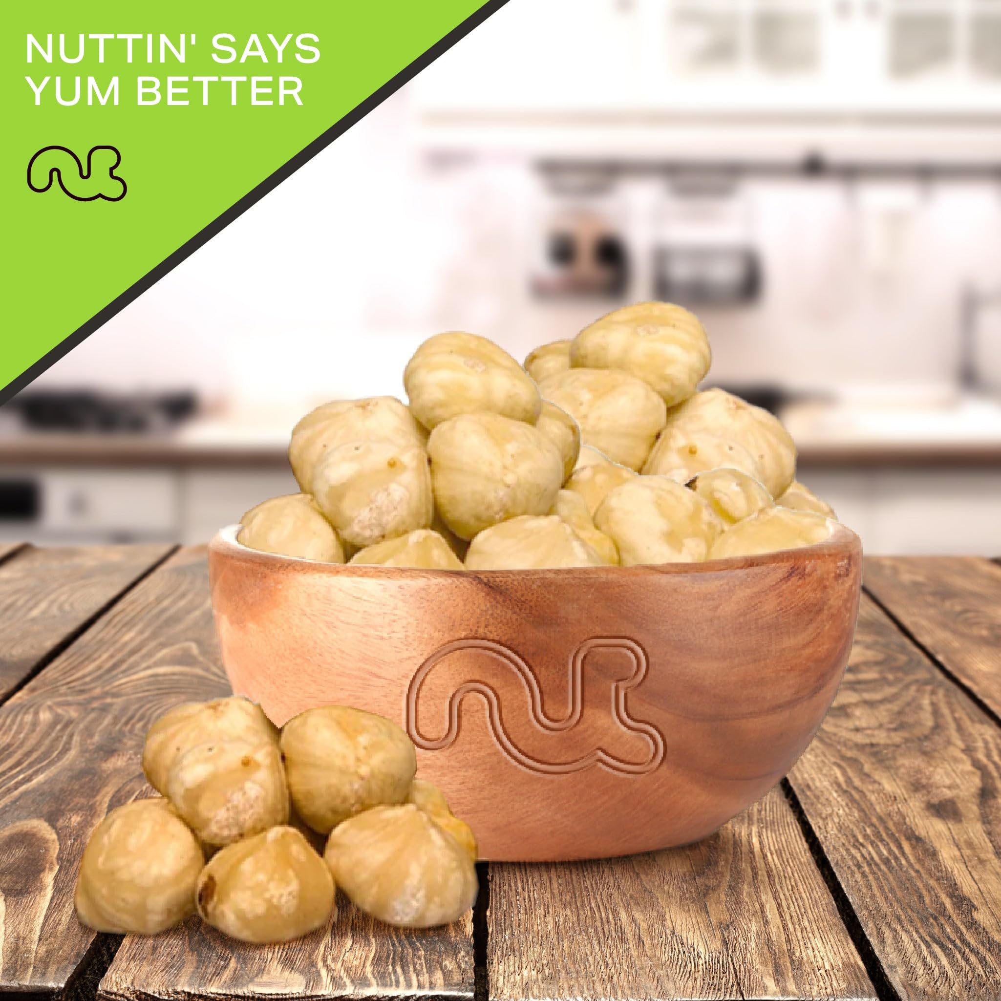 Nut Cravings etiqueta Kosher y panel nutricional tranquilizando al comprador