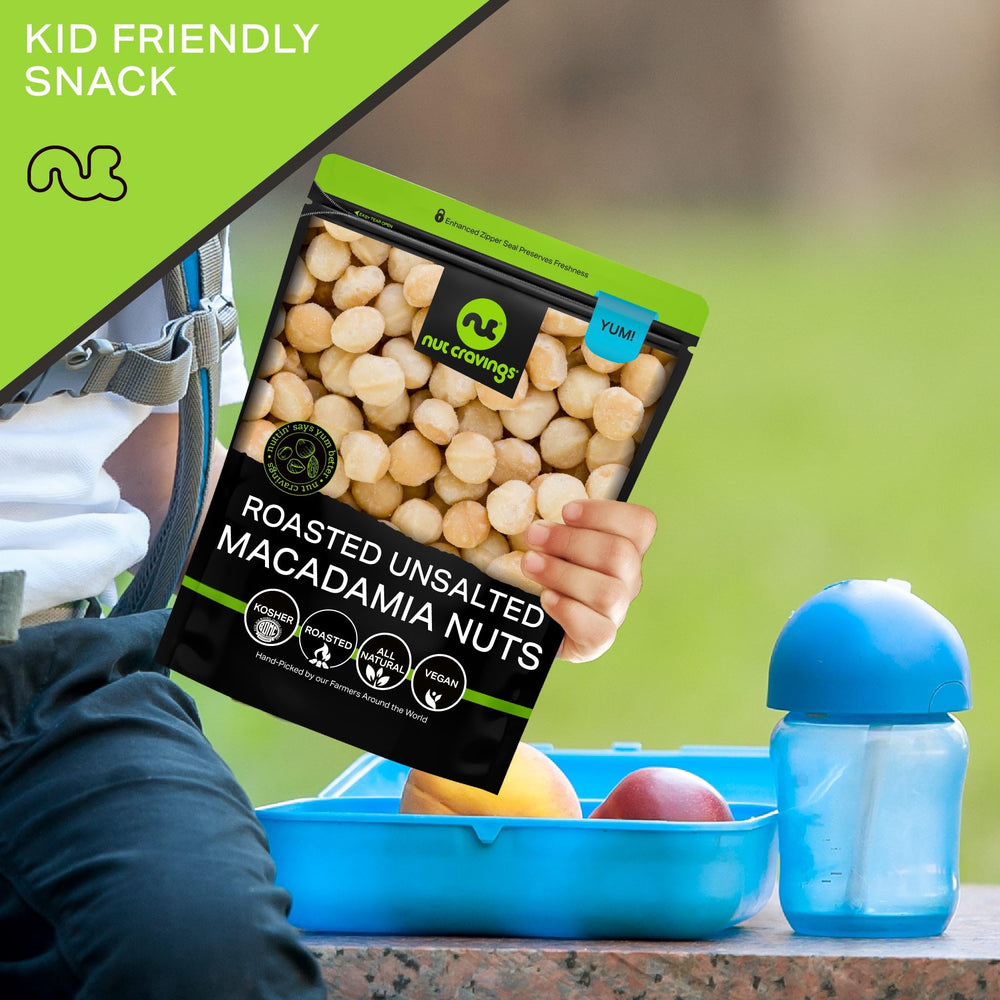 Nut Cravings etiqueta con información de origen y control de calidad