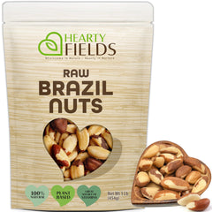 Nut Cravings paquete Hearty Fields frente mostrando 16 oz y calidad