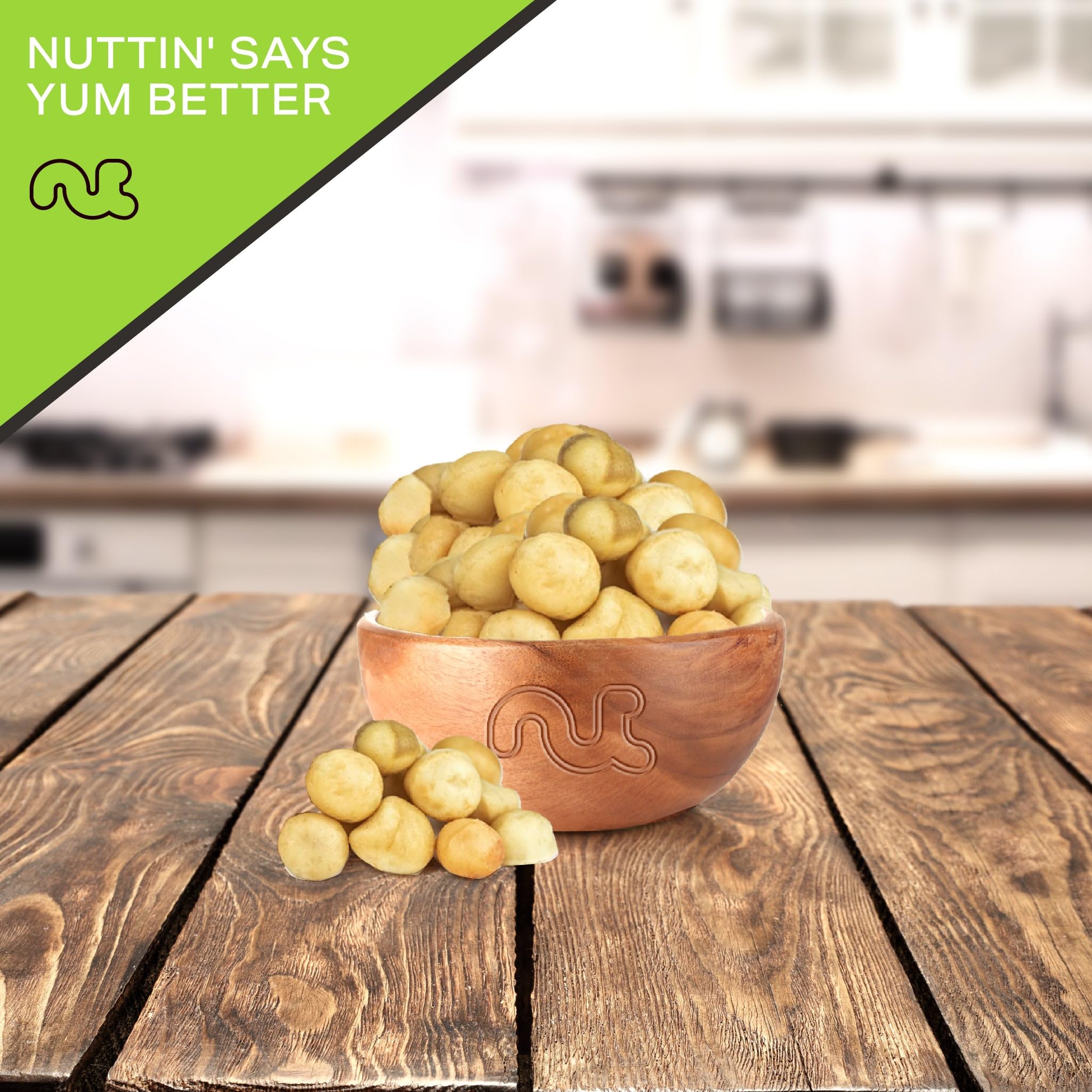 Nut Cravings macadamias y harina listas para recetas de repostería