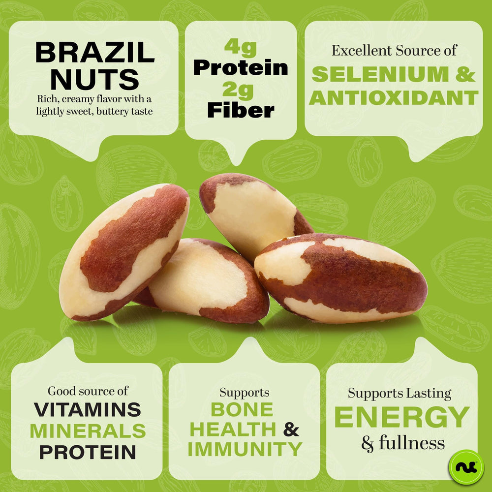 Nut Cravings primer plano de textura crujiente, beneficio sabor natural