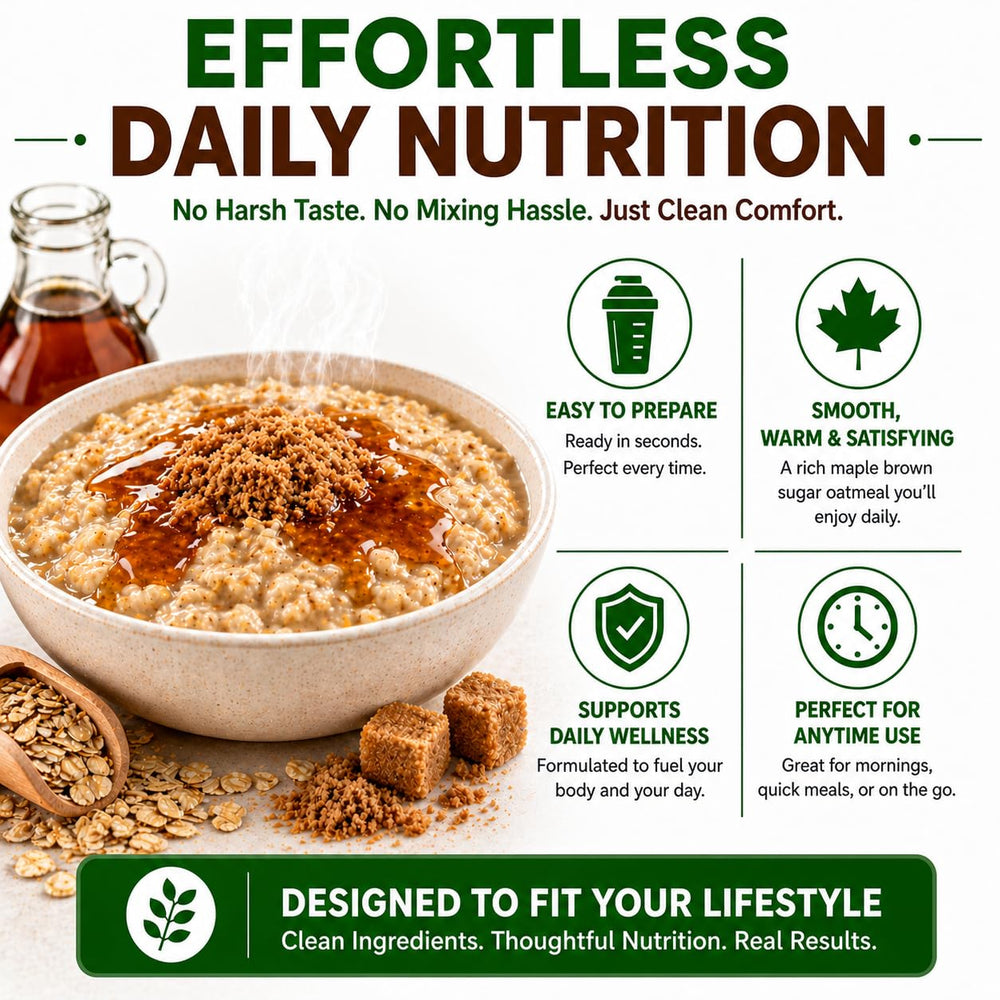 Nutmeg State Nutrition desayuno en mesa, opción rápida y nutritiva