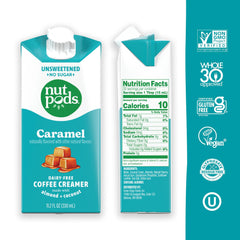 nutpods primer plano de la textura cremosa mostrando consistencia sedosa
