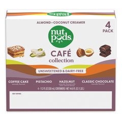 nutpods junto a una taza para comparar tamaño y porción práctica