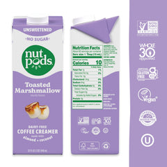 nutpods primer plano textura cremosa resaltando base almendra y coco y sensación suave