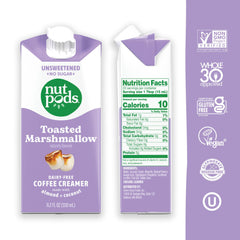 nutpods primer plano de textura cremosa que añade cuerpo al café