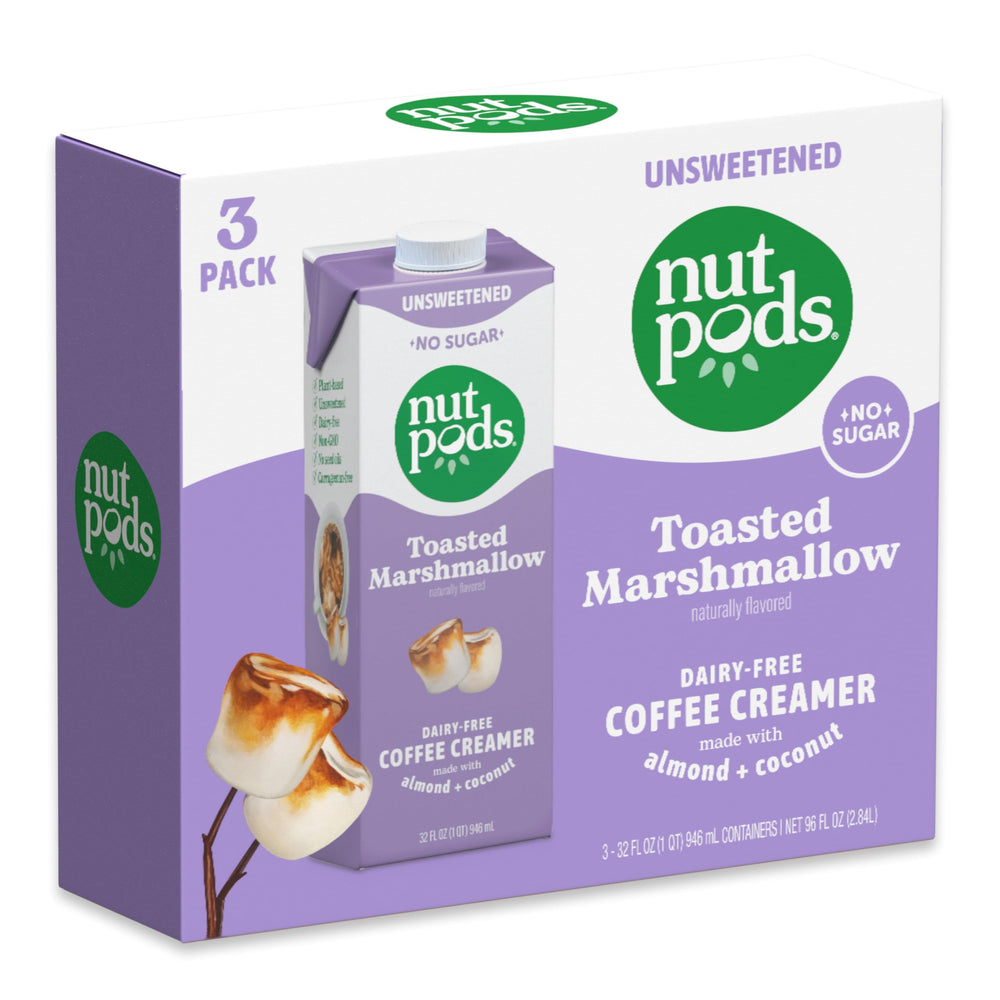 nutpods vertido en taza de café mostrando enriquecimiento de sabor sin azúcar añadido