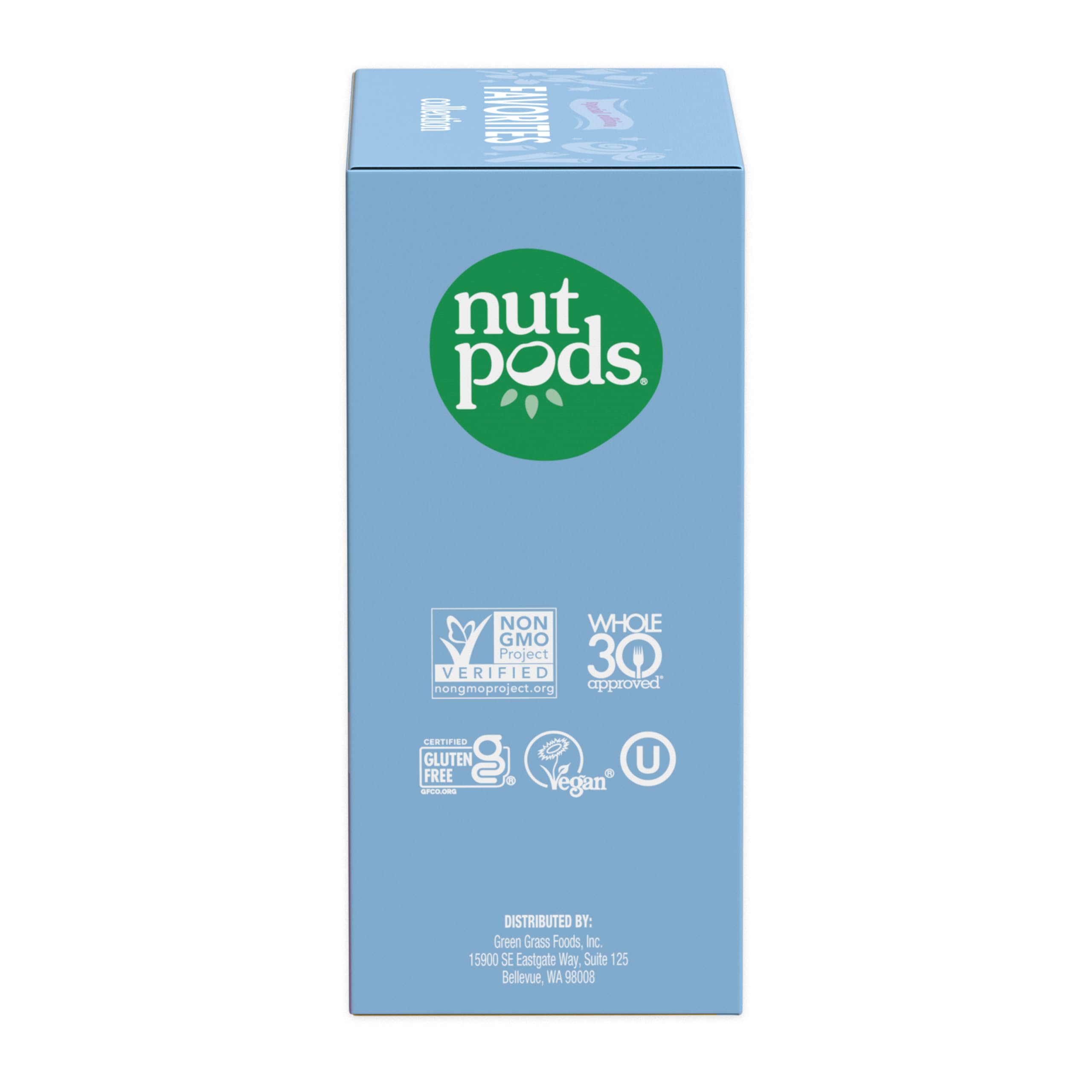 nutpods comparación de tamaño con taza para mostrar volumen práctico