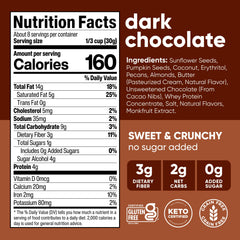 NuTrail textura crujiente con cacao para sabor intenso