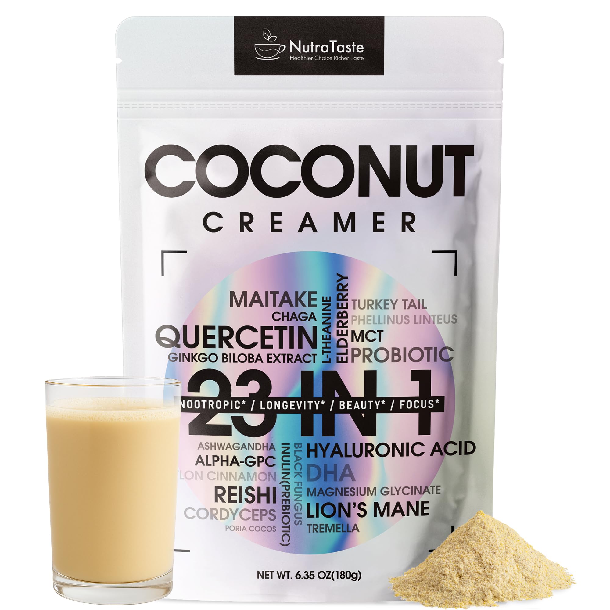 NUTRATASTE frente del empaque mostrando diseño y beneficios claros