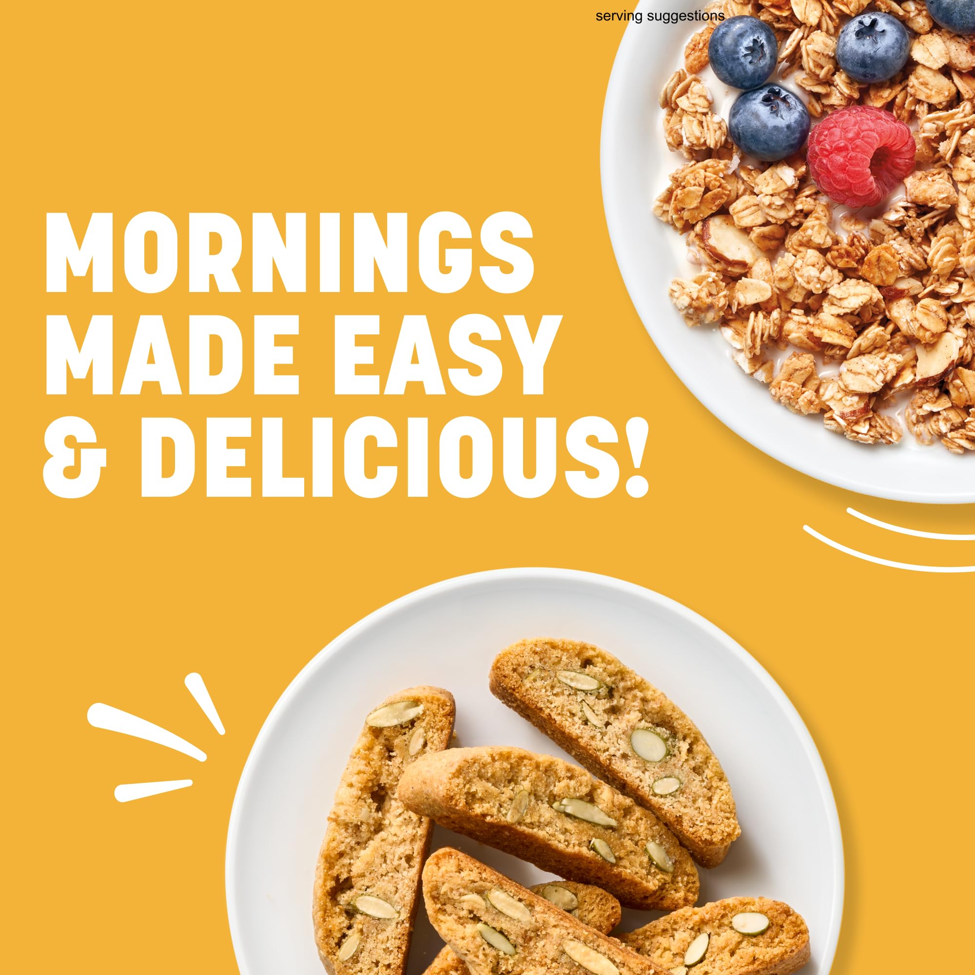 Nutrisystem biscotti con café en taza, ideal para acompañar bebidas calientes