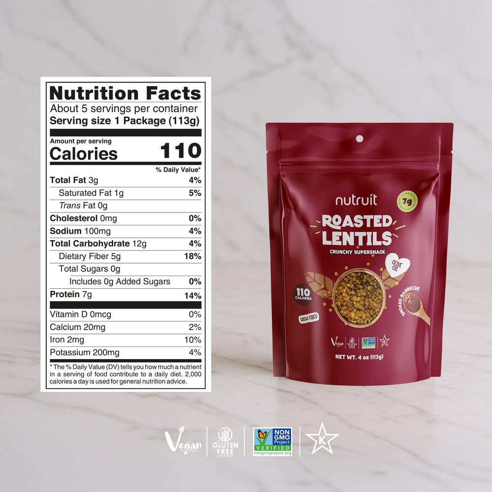nutruit snack servido sobre ensalada para opción más saludable