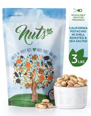 NUTS U.S. primer plano de textura crujiente de pistachos y sal