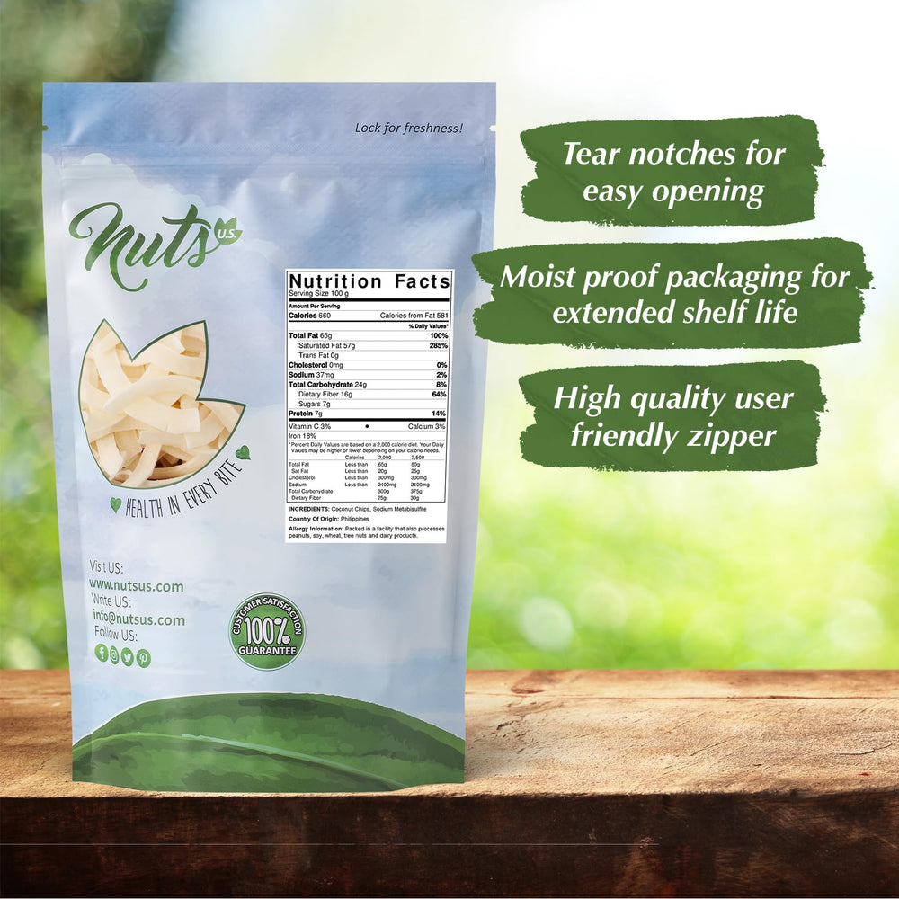 NUTS U.S. chips como topping en yogur, añade crocancia y sabor natural