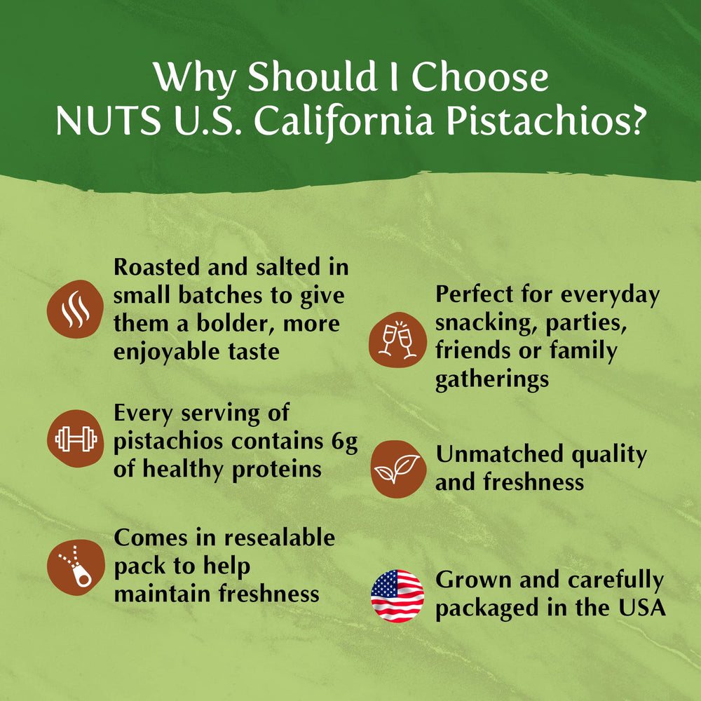NUTS U.S. etiqueta que indica origen California y sin aditivos