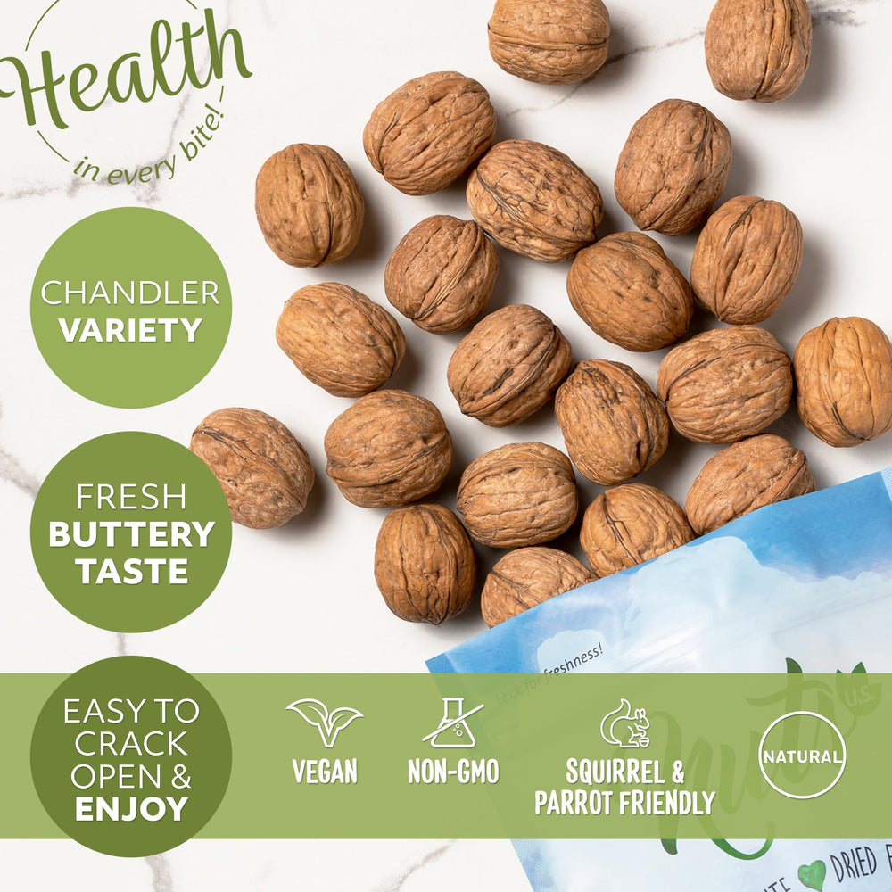 NUTS U.S. nueces tostadas en plato mostrando color y aroma intensificado