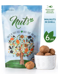 NUTS U.S. nuez abierta enseñando la carne jugosa y crujiente lista para usar