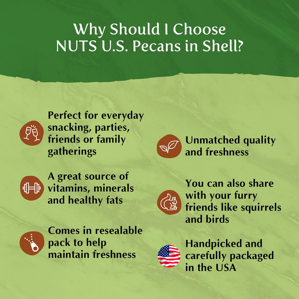 NUTS U.S. bolsa resellable abierta mostrando fácil conservación