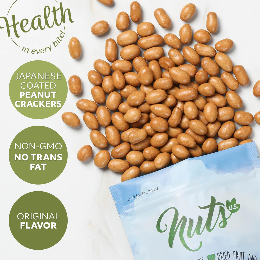 NUTS - U.S. bolsa abierta en mesa como snack para compartir y disfrutar