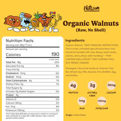 Nuts.com primer plano de nueces con tono mantecoso y sabor intenso