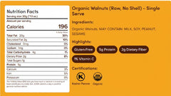 Nuts.com bolsa individual abierta mostrando textura crujiente y frescura