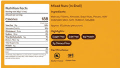 Nuts.com primer plano de cáscaras que resalta textura y frescura
