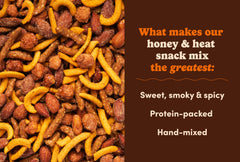 Nuts.com palitos de sésamo con miel en detalle mostrando textura crujiente