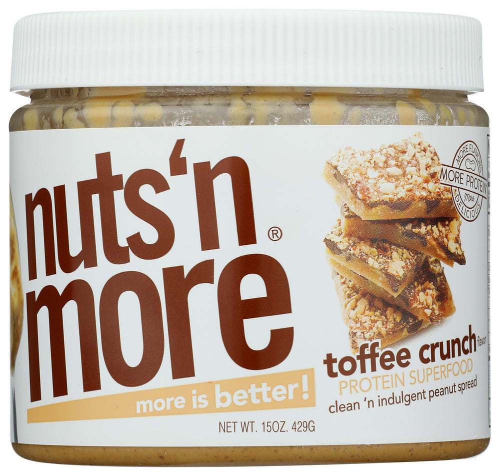 Nuts 'N More untado en tostada aportando proteína y disfrute