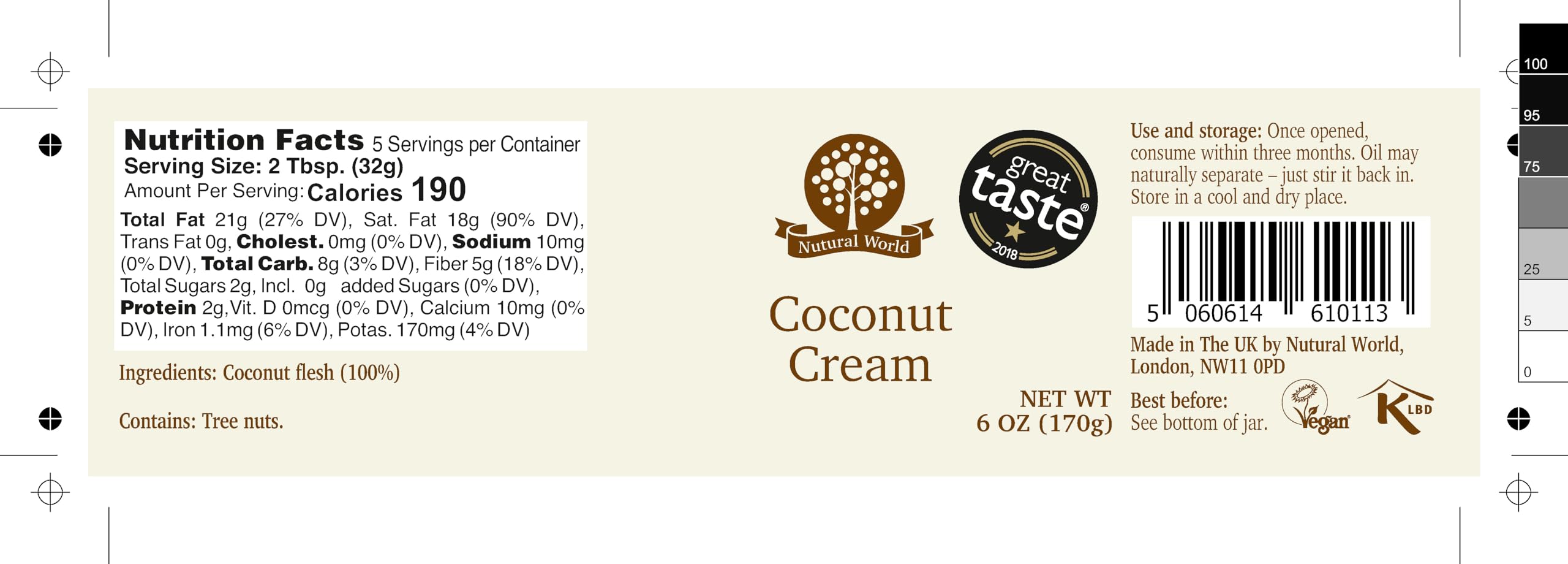 Nutural World crema de coco incorporada en curry para aportar cremosidad