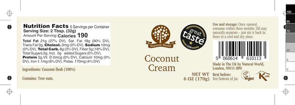 Nutural World crema de coco incorporada en curry para aportar cremosidad