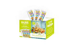 O-Live & Co. sobre frontal mostrando el diseño y conveniencia para llevar