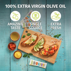 O-Live & Co. textura del aceite en pan destacando sabor suave y aroma fresco