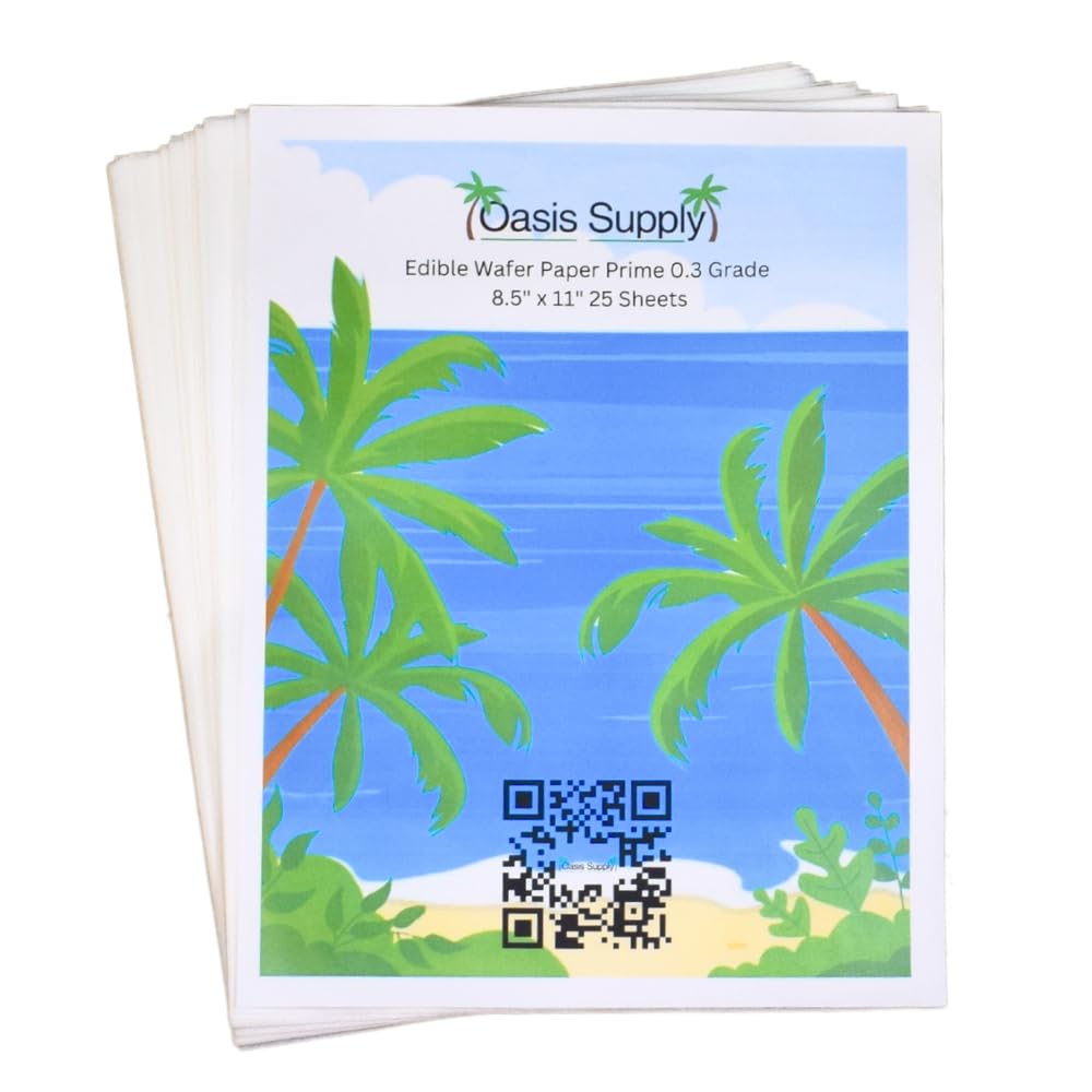 Oasis Supply hoja con impresión de colores vivos, permite diseños precisos