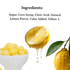 OBELYS crumble de Lemon Drops espolvoreado sobre helado para contraste crujiente