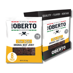 Oberto pack frontal mostrando diseño y tamaño práctico